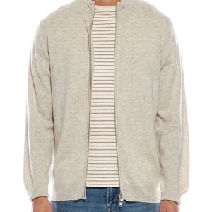 Brodie Men's Gray Cardigan Sweater